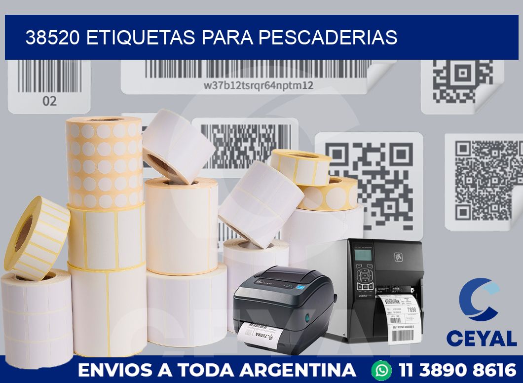 38520 ETIQUETAS PARA PESCADERIAS