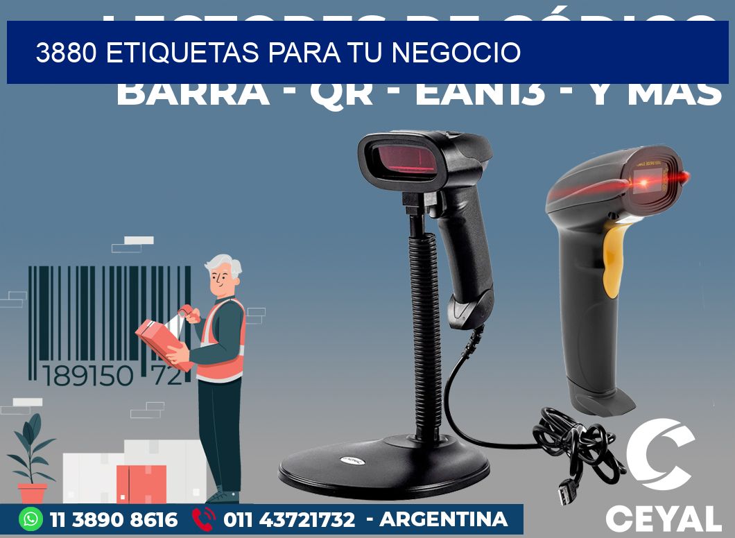 3880 ETIQUETAS PARA TU NEGOCIO