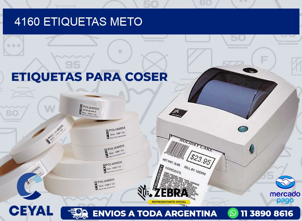 4160 ETIQUETAS METO