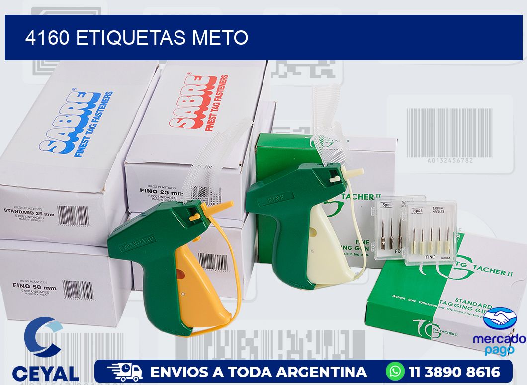 4160 ETIQUETAS METO