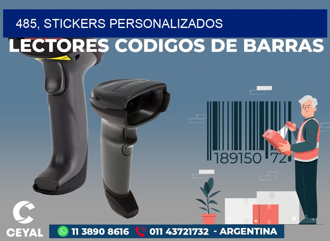485, stickers personalizados