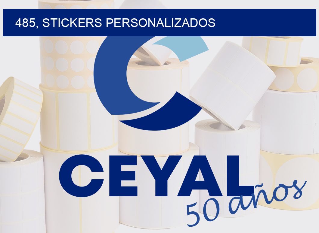 485, stickers personalizados