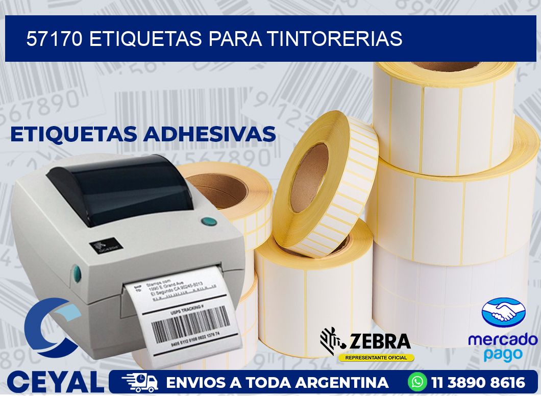 57170 ETIQUETAS PARA TINTORERIAS
