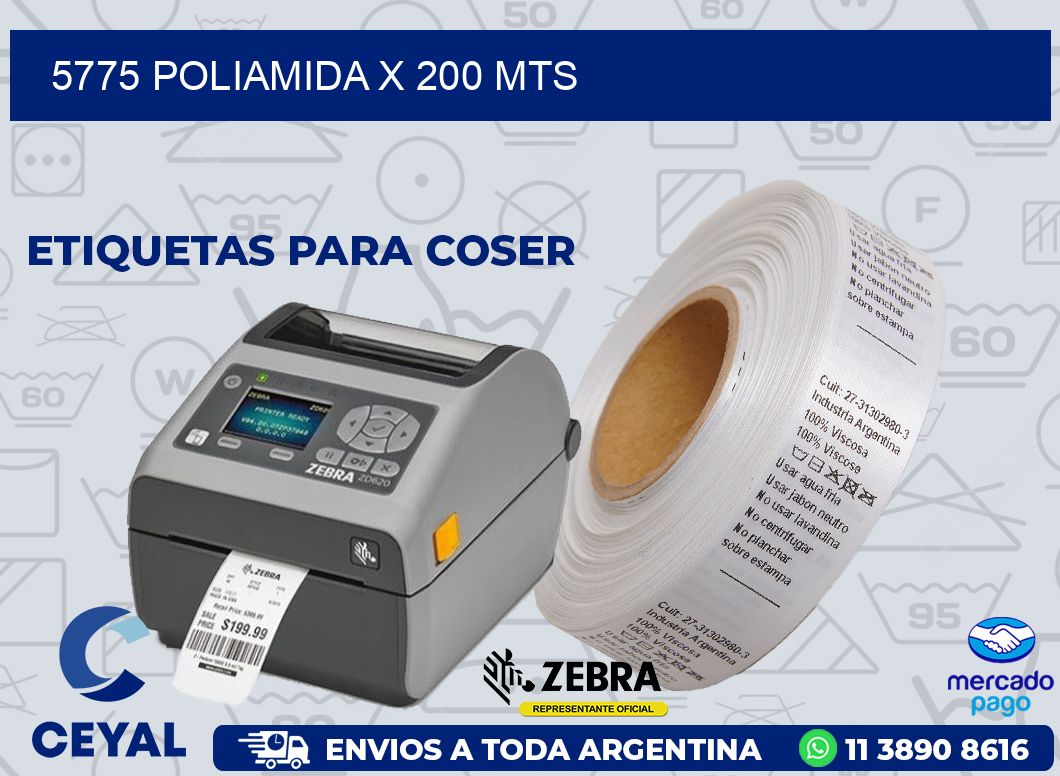 5775 POLIAMIDA X 200 MTS