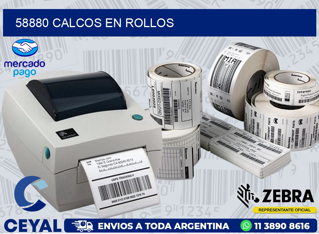 58880 CALCOS EN ROLLOS