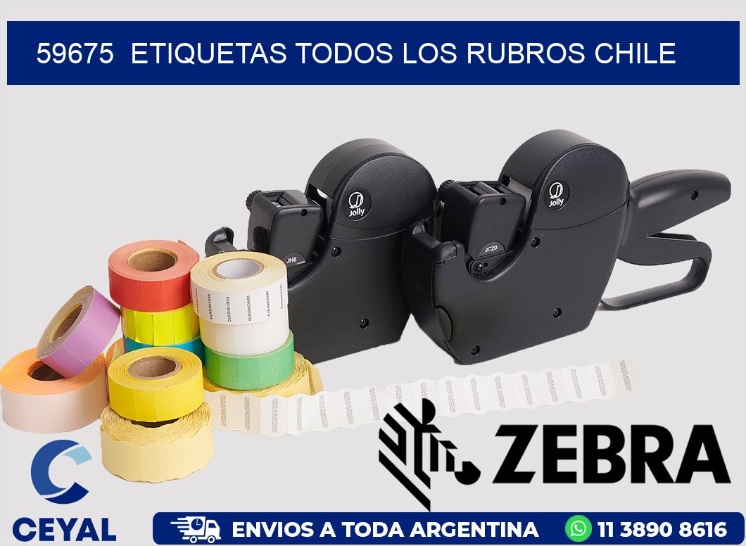 59675  ETIQUETAS TODOS LOS RUBROS CHILE