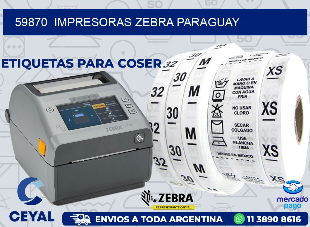 59870  IMPRESORAS ZEBRA PARAGUAY