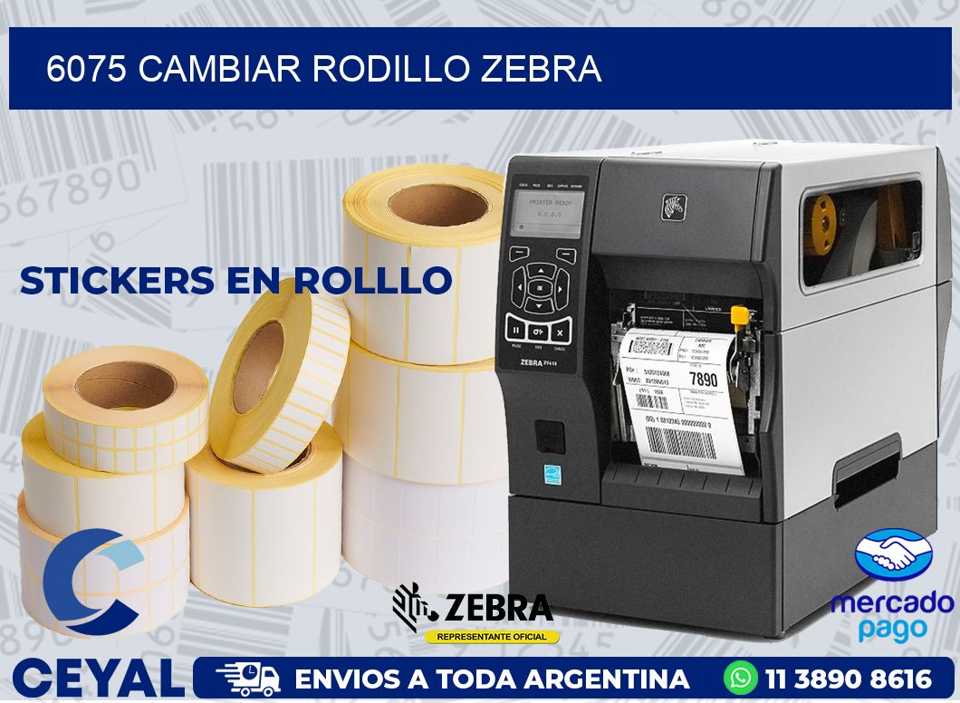 6075 CAMBIAR RODILLO ZEBRA