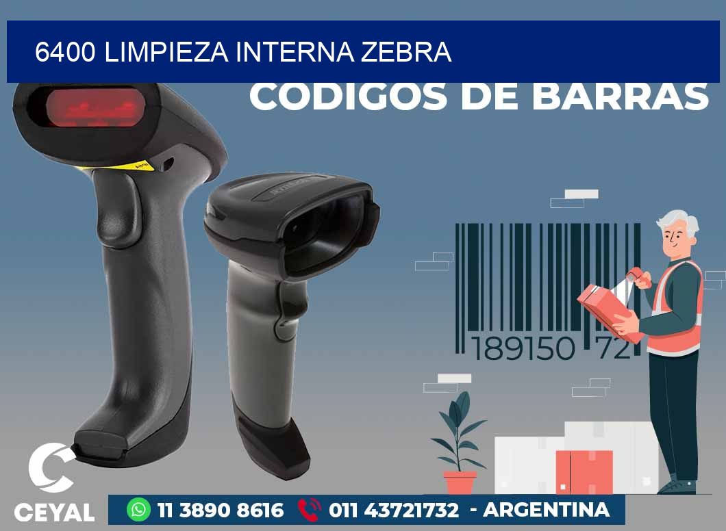 6400 LIMPIEZA INTERNA ZEBRA