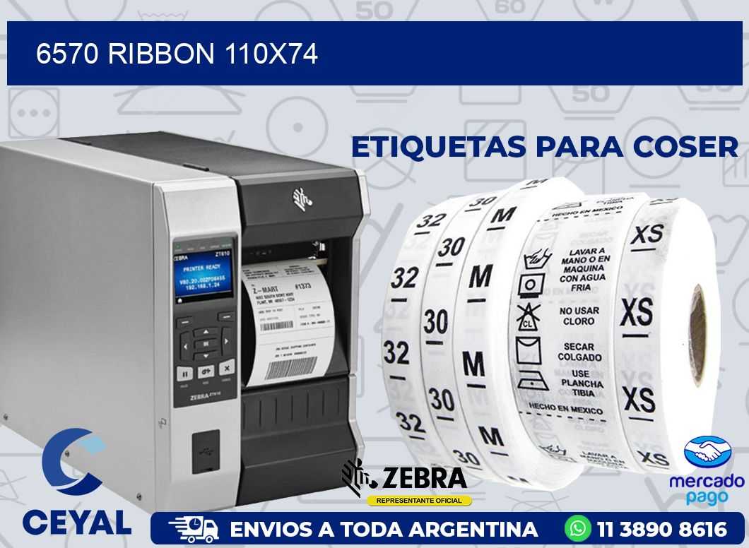 6570 RIBBON 110X74