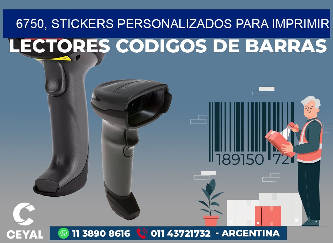 6750, stickers personalizados para imprimir