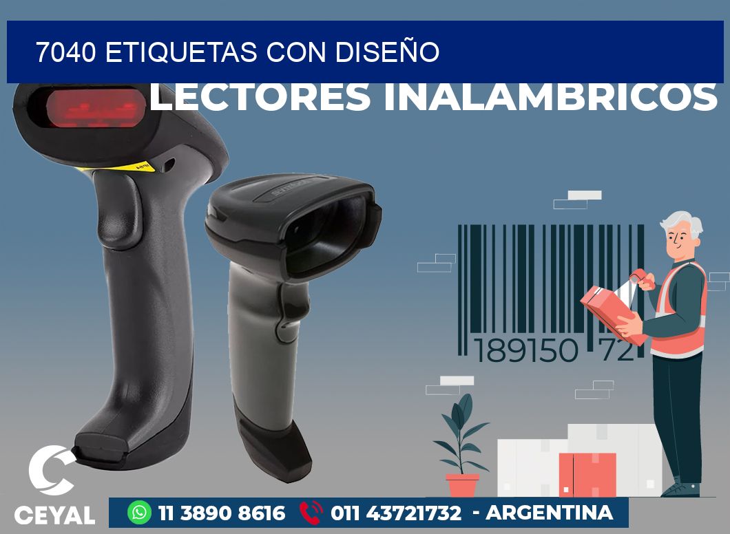 7040 ETIQUETAS CON DISEÑO
