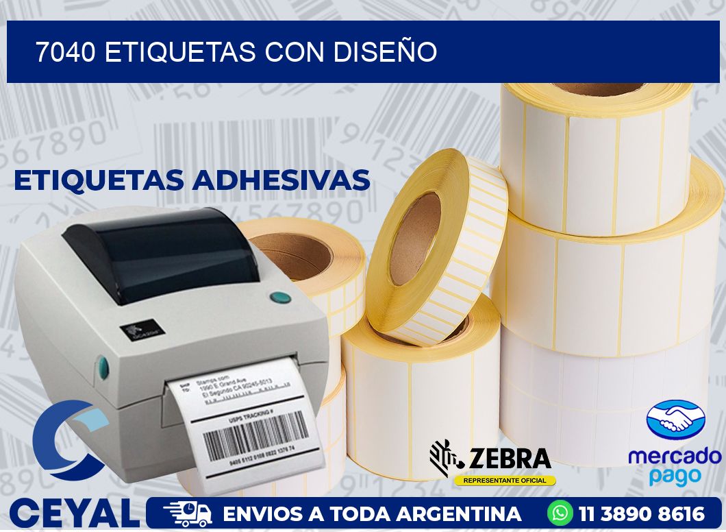 7040 ETIQUETAS CON DISEÑO