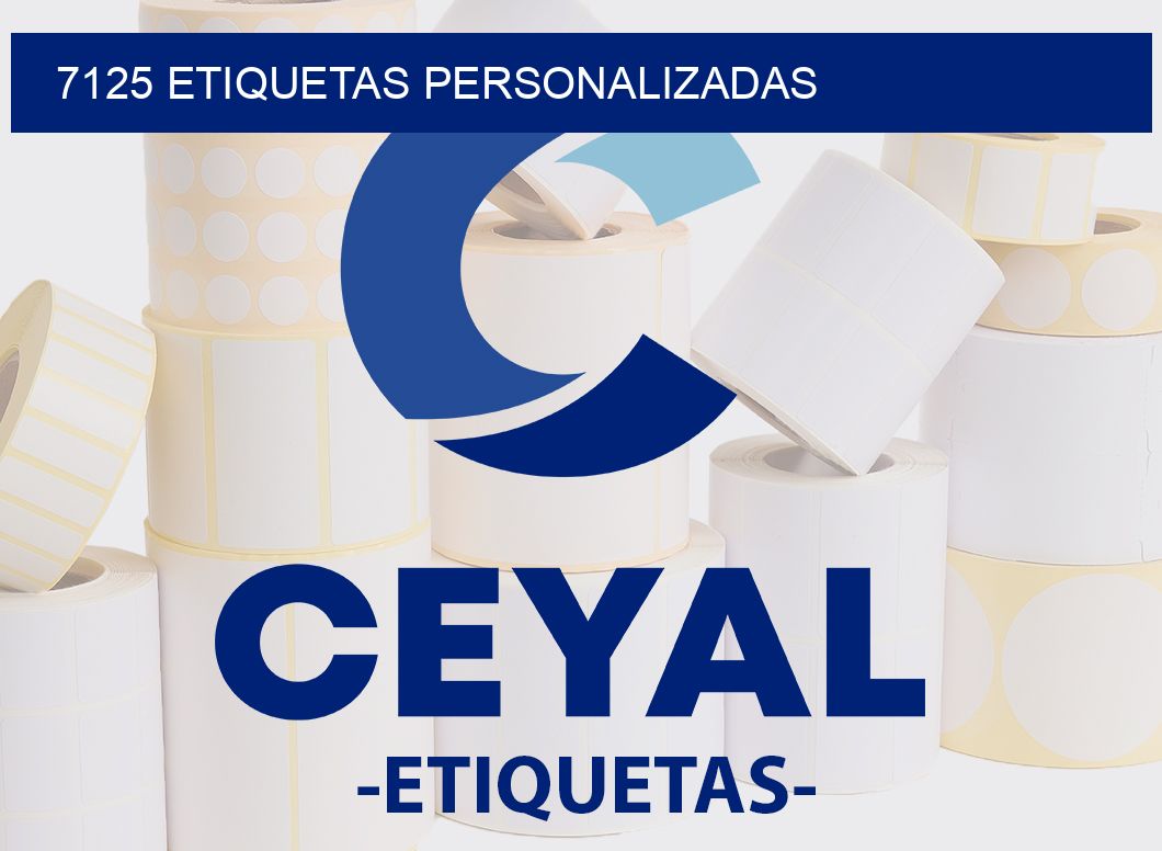 7125 ETIQUETAS PERSONALIZADAS