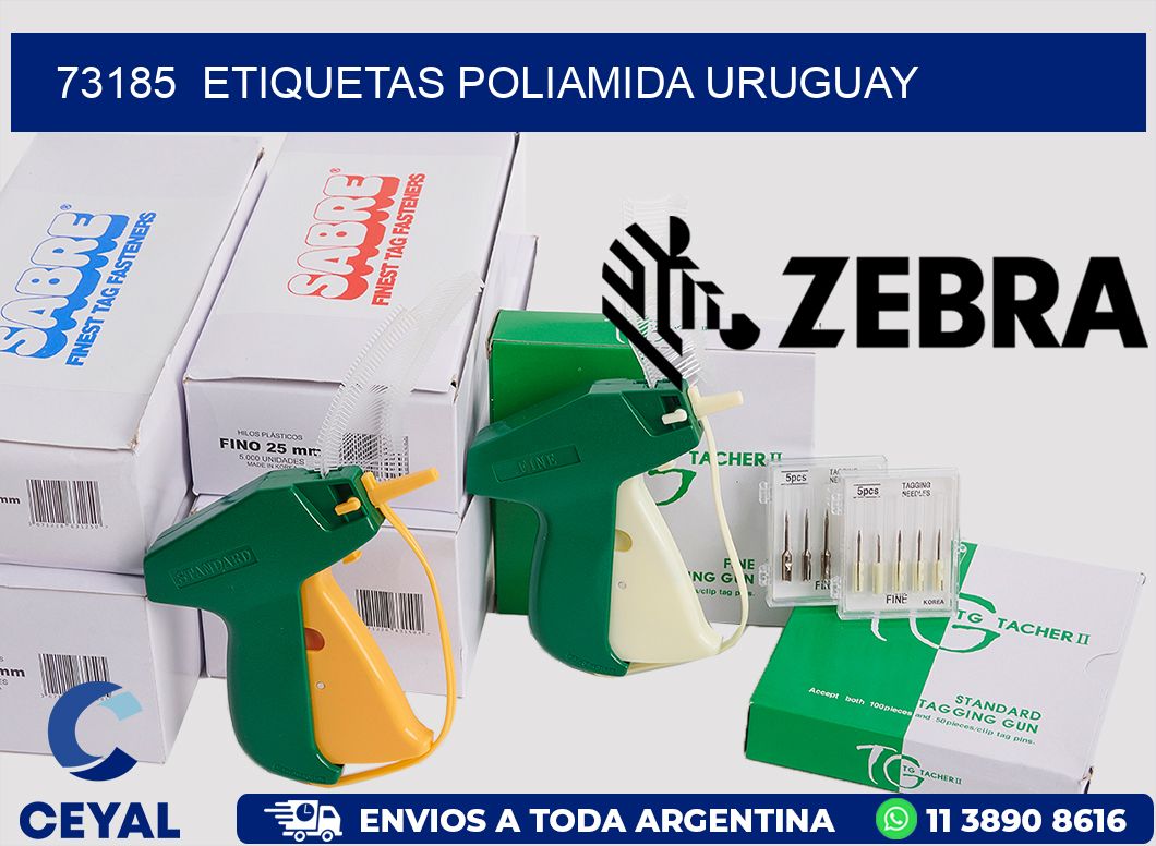 73185  ETIQUETAS POLIAMIDA URUGUAY