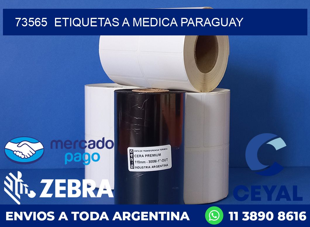 73565  ETIQUETAS A MEDICA PARAGUAY