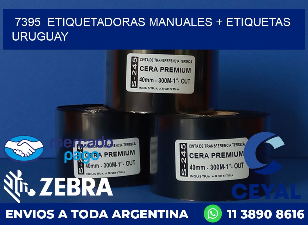 7395  ETIQUETADORAS MANUALES + ETIQUETAS URUGUAY