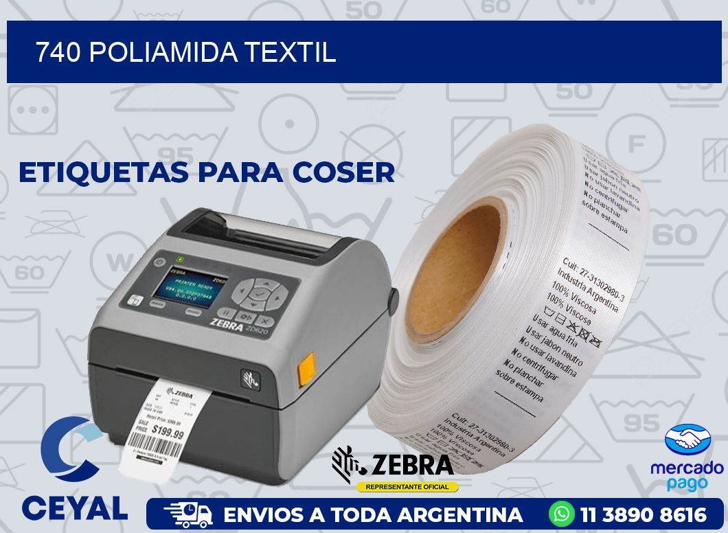 740 POLIAMIDA TEXTIL