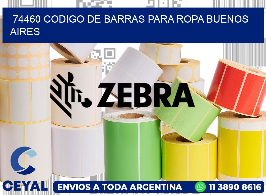 74460 CODIGO DE BARRAS PARA ROPA BUENOS AIRES