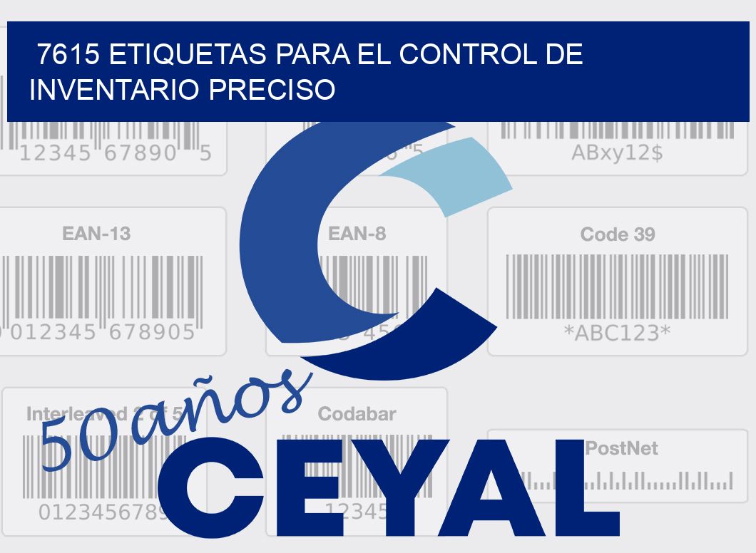 7615 ETIQUETAS PARA EL CONTROL DE INVENTARIO PRECISO