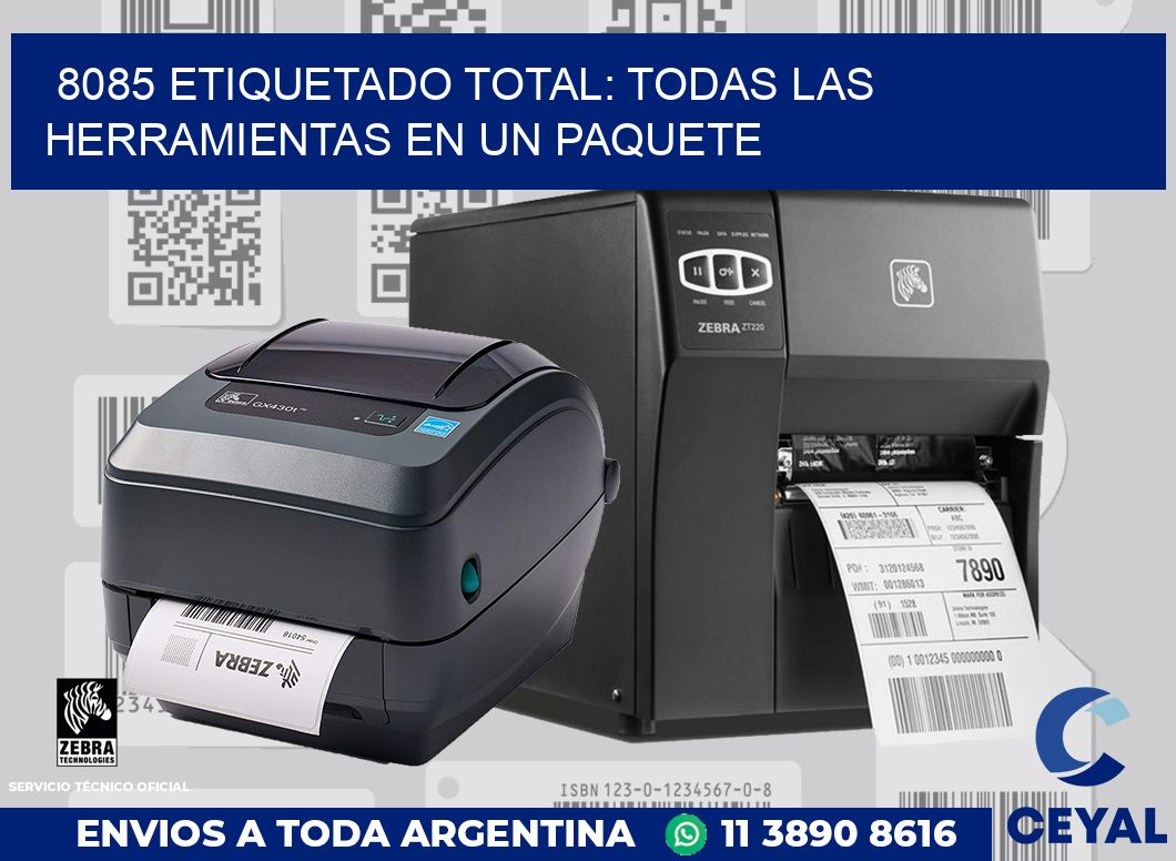 8085 ETIQUETADO TOTAL: TODAS LAS HERRAMIENTAS EN UN PAQUETE