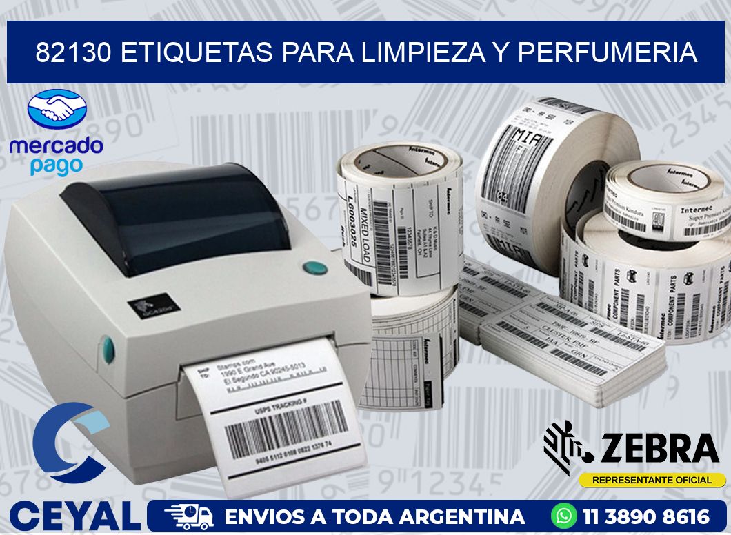 82130 ETIQUETAS PARA LIMPIEZA Y PERFUMERIA