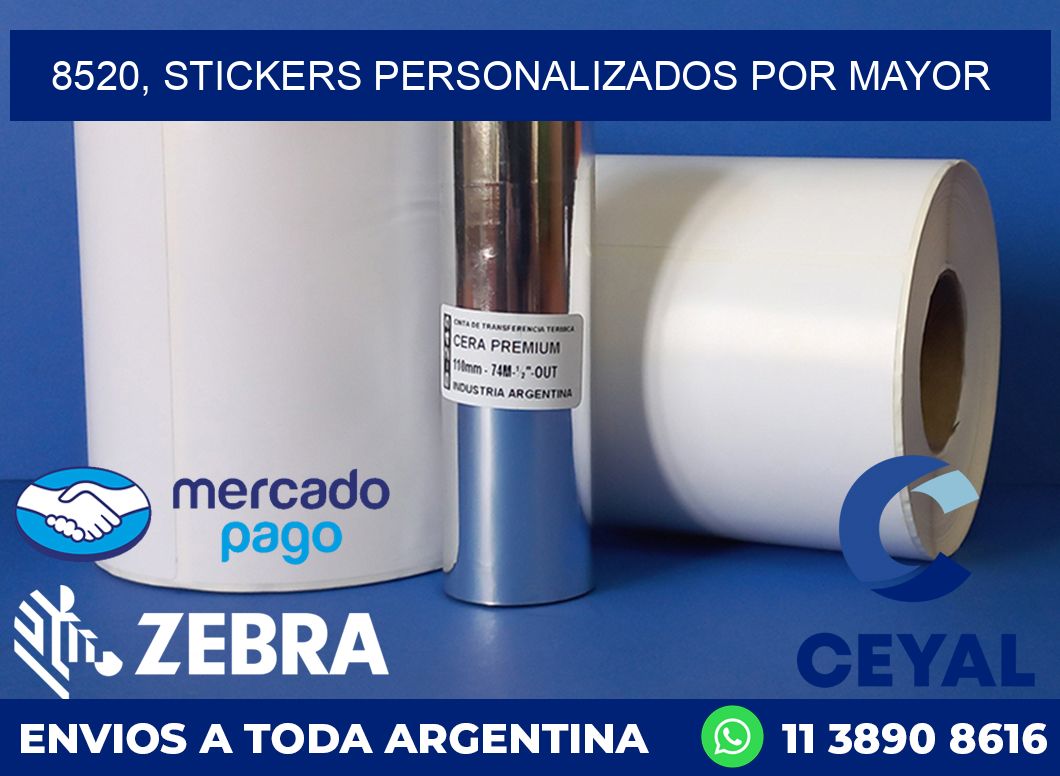 8520, stickers personalizados por mayor