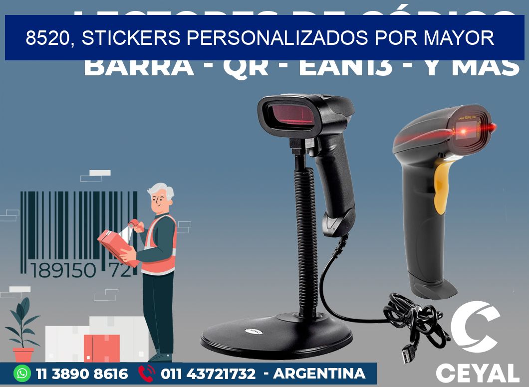 8520, stickers personalizados por mayor