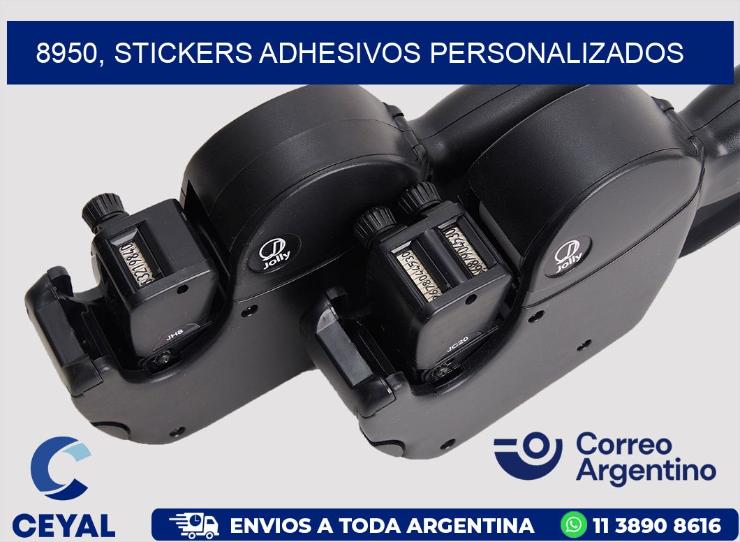 8950, stickers adhesivos personalizados