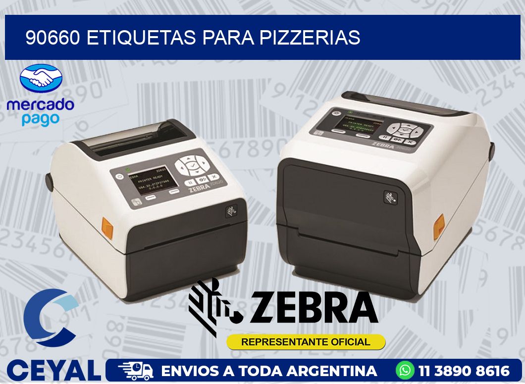 90660 ETIQUETAS PARA PIZZERIAS