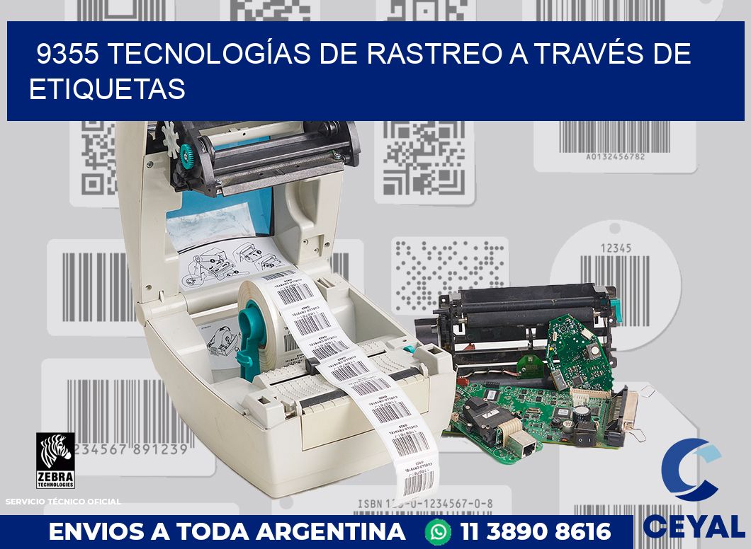 9355 TECNOLOGÍAS DE RASTREO A TRAVÉS DE ETIQUETAS
