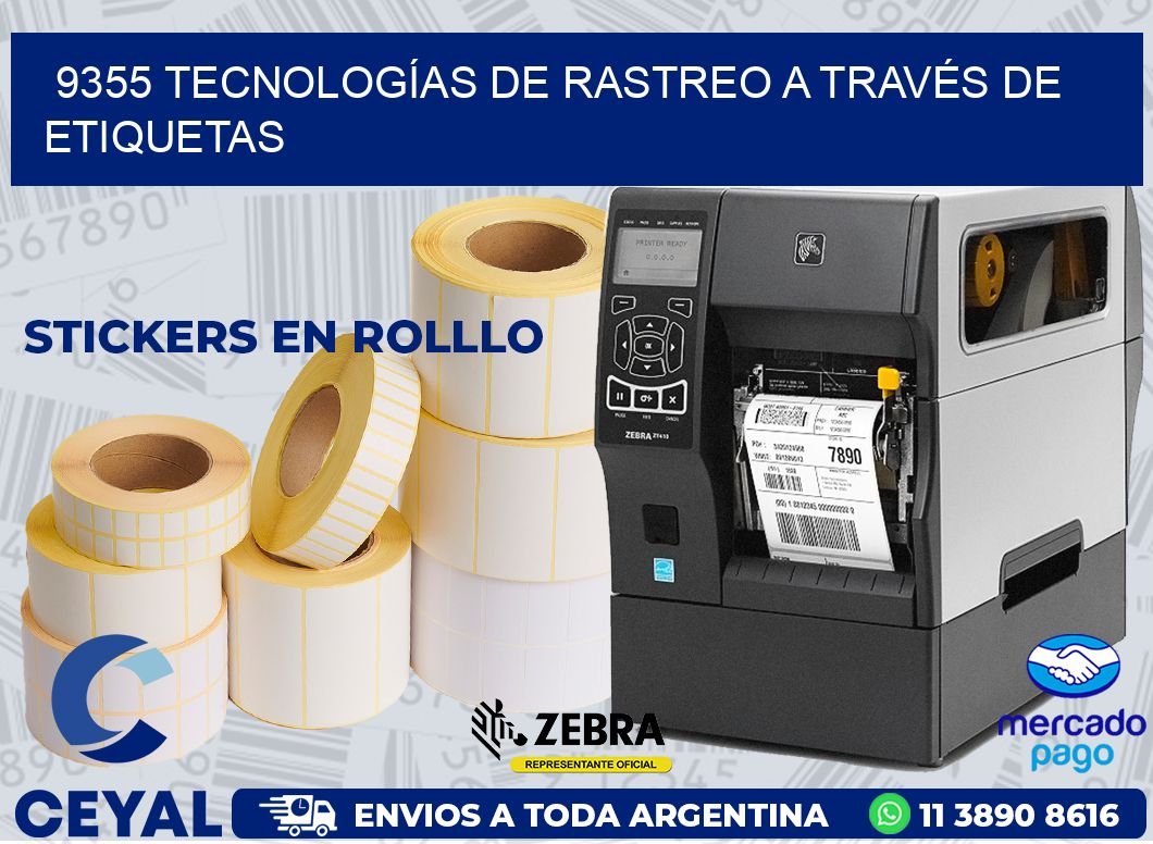 9355 TECNOLOGÍAS DE RASTREO A TRAVÉS DE ETIQUETAS