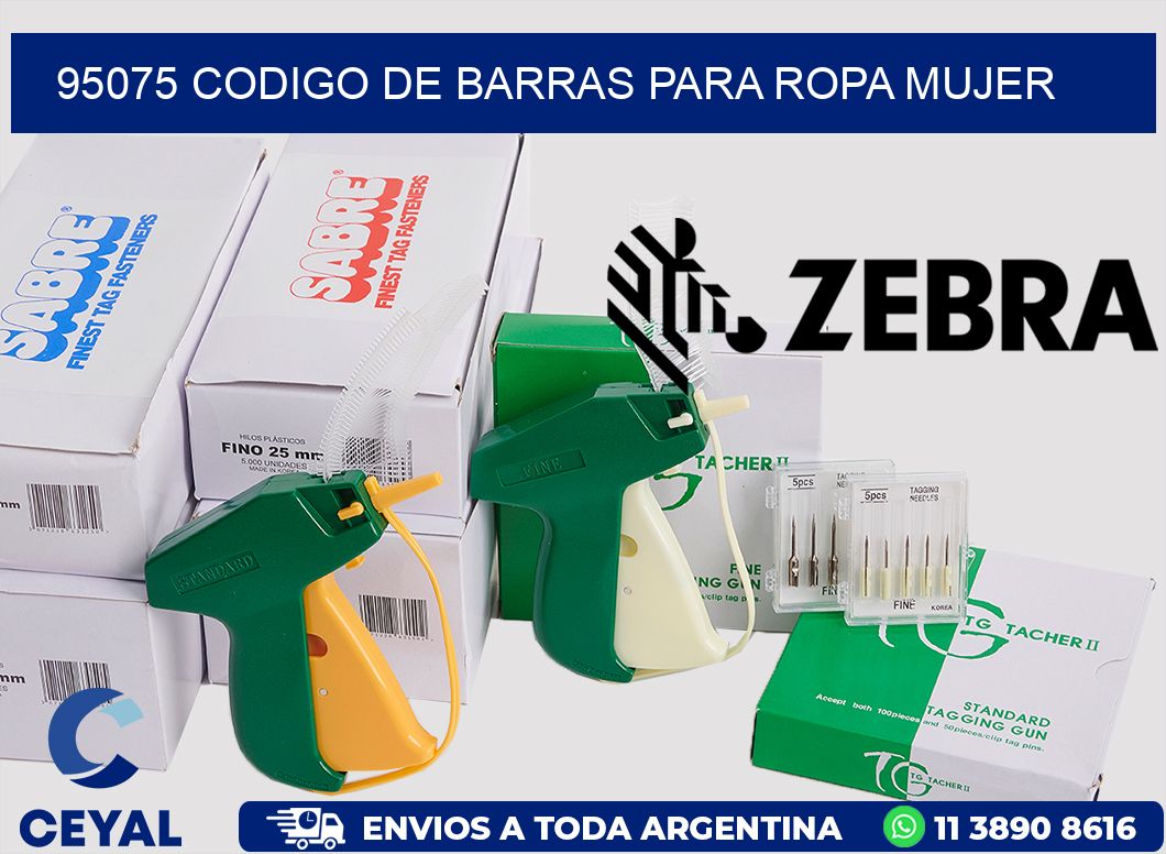 95075 CODIGO DE BARRAS PARA ROPA MUJER