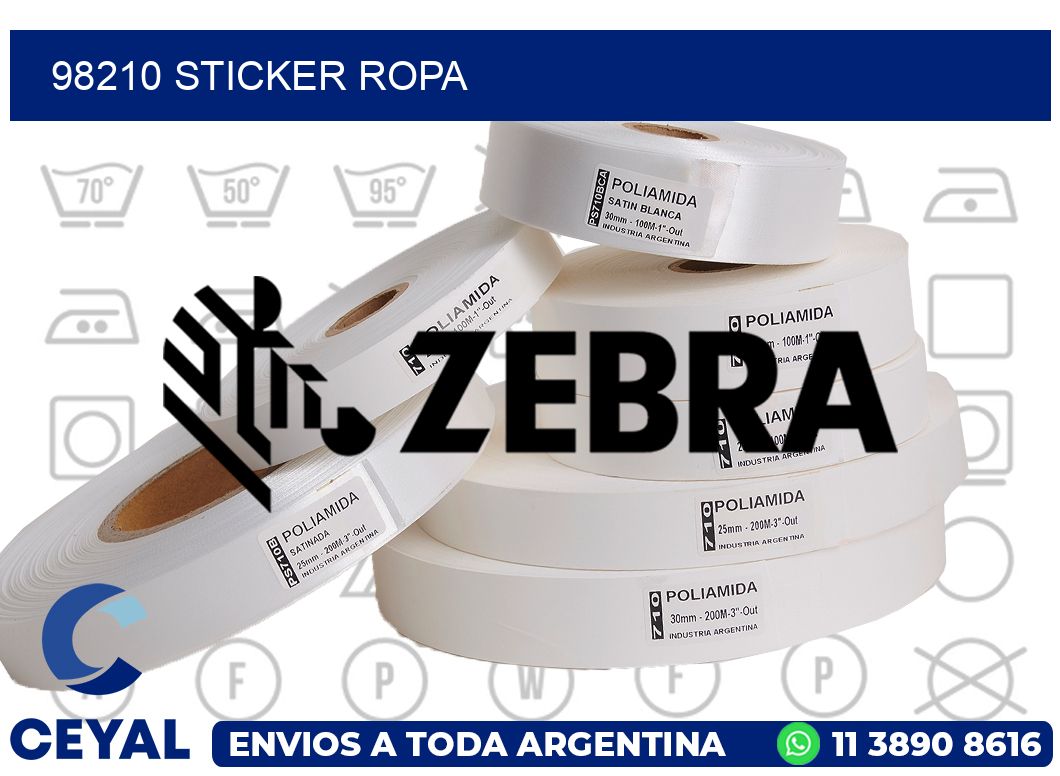 98210 STICKER ROPA