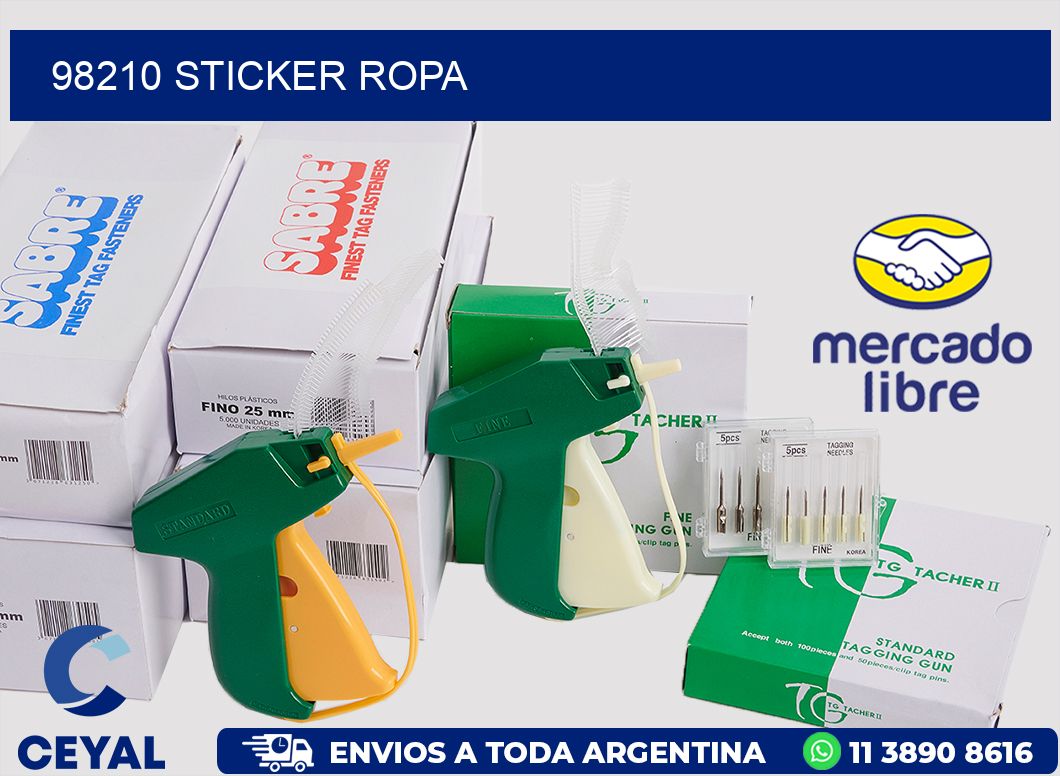 98210 STICKER ROPA