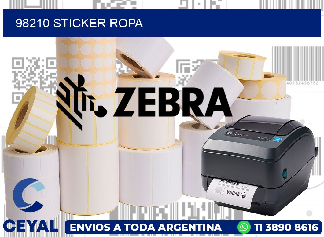 98210 STICKER ROPA