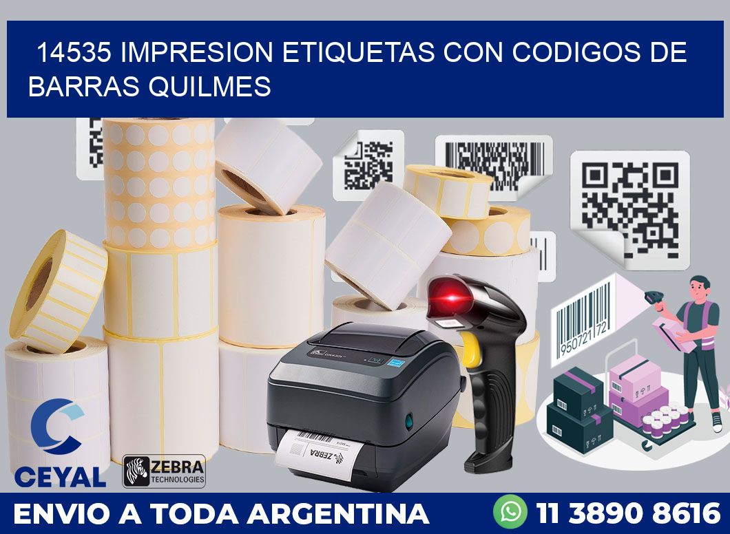 14535 IMPRESION ETIQUETAS CON CODIGOS DE BARRAS QUILMES