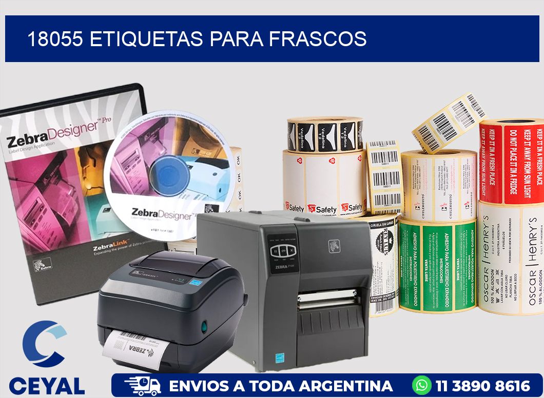 18055 ETIQUETAS PARA FRASCOS