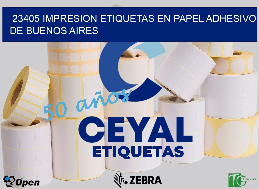 23405 IMPRESION ETIQUETAS EN PAPEL ADHESIVO DE BUENOS AIRES