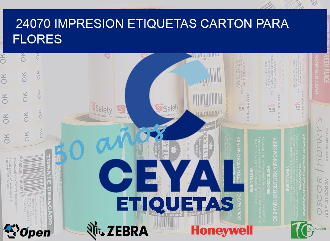 24070 IMPRESION ETIQUETAS CARTON PARA FLORES