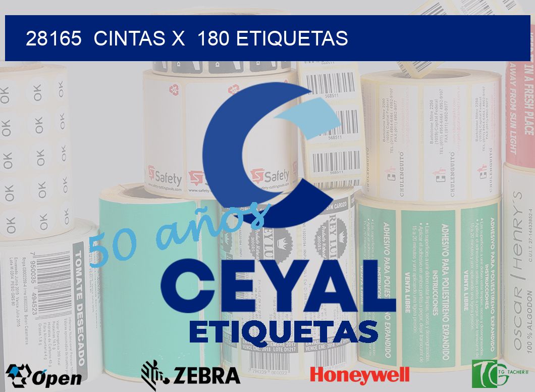 28165  cintas x  180 etiquetas