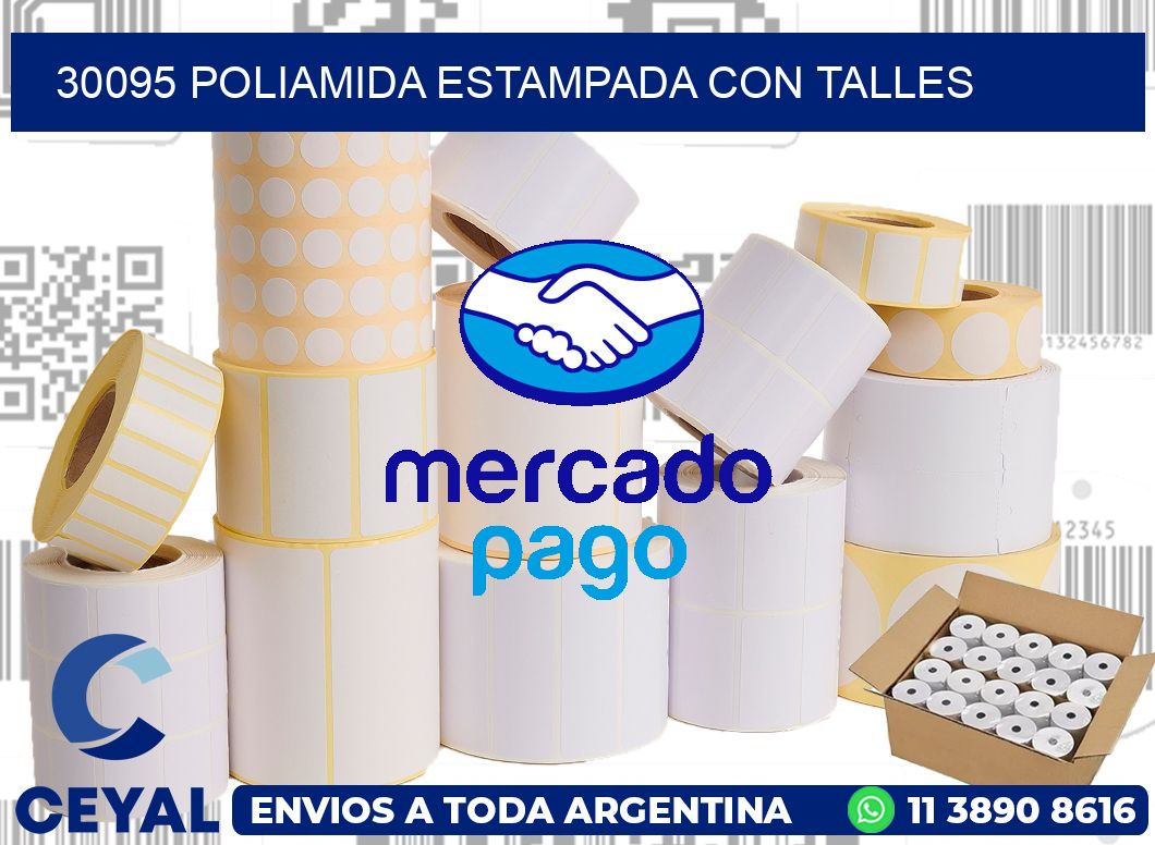 30095 POLIAMIDA ESTAMPADA CON TALLES