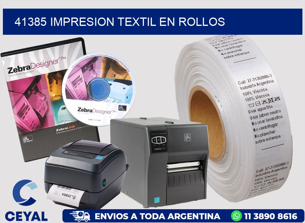 41385 IMPRESION TEXTIL EN ROLLOS