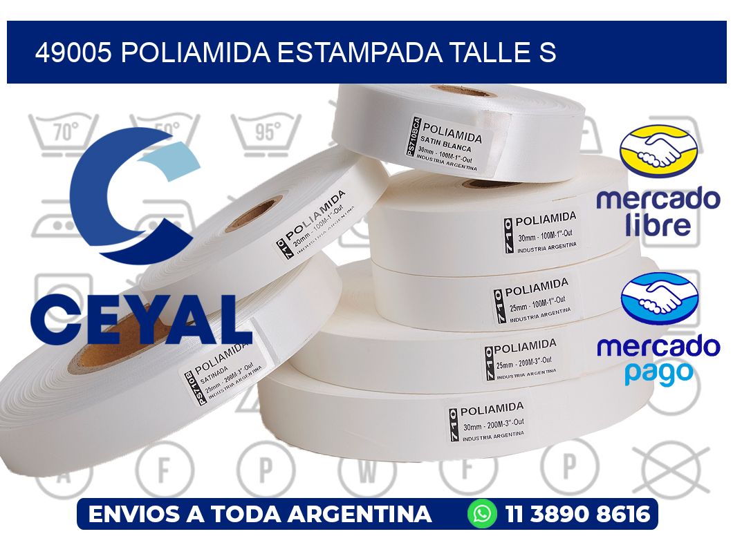 49005 POLIAMIDA ESTAMPADA TALLE S