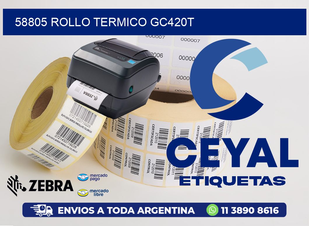 58805 ROLLO TERMICO GC420T