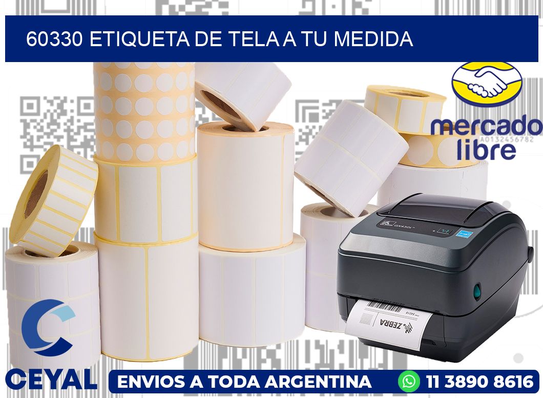 60330 ETIQUETA DE TELA A TU MEDIDA