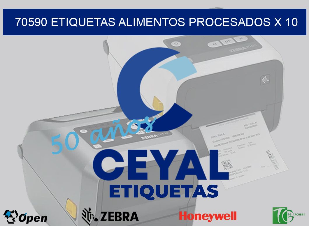 70590 etiquetas alimentos procesados x 10