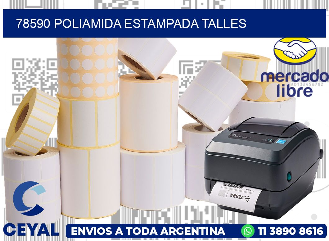 78590 POLIAMIDA ESTAMPADA TALLES