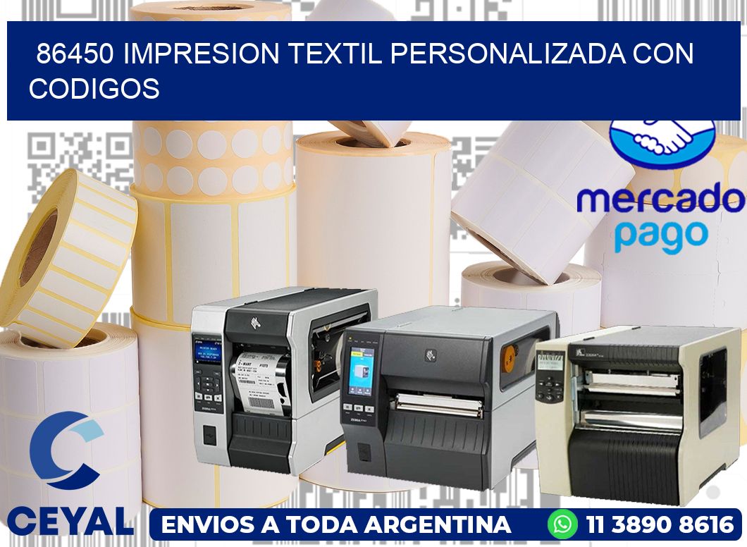 86450 IMPRESION TEXTIL PERSONALIZADA CON CODIGOS