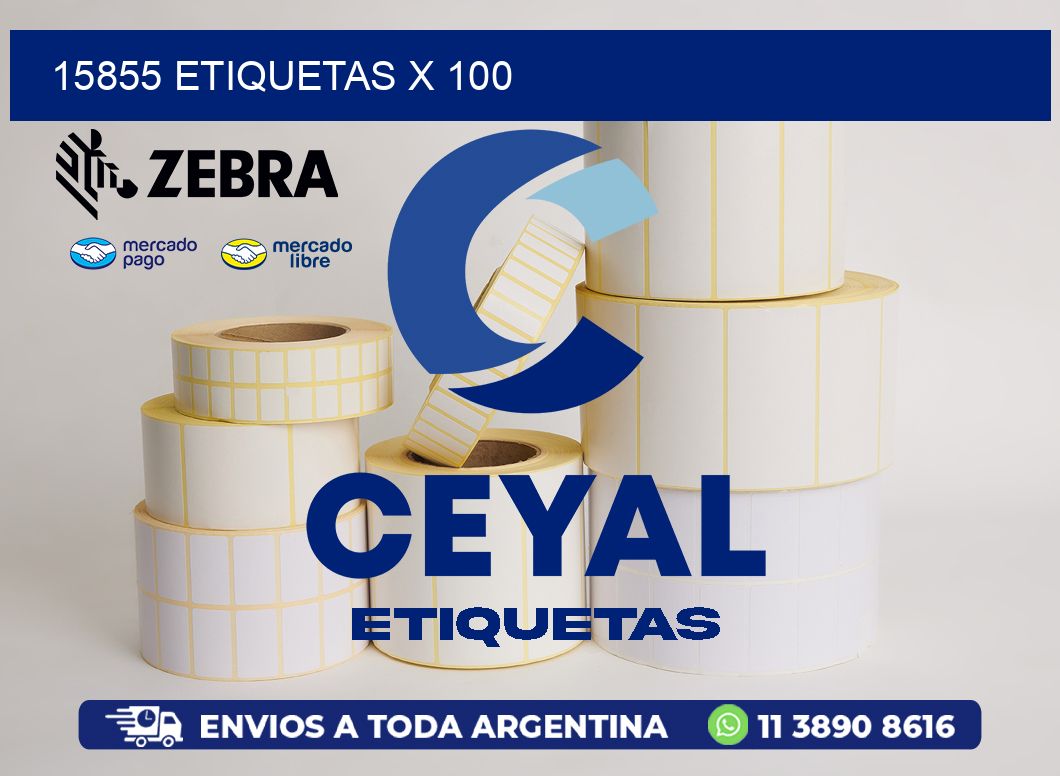 15855 ETIQUETAS X 100